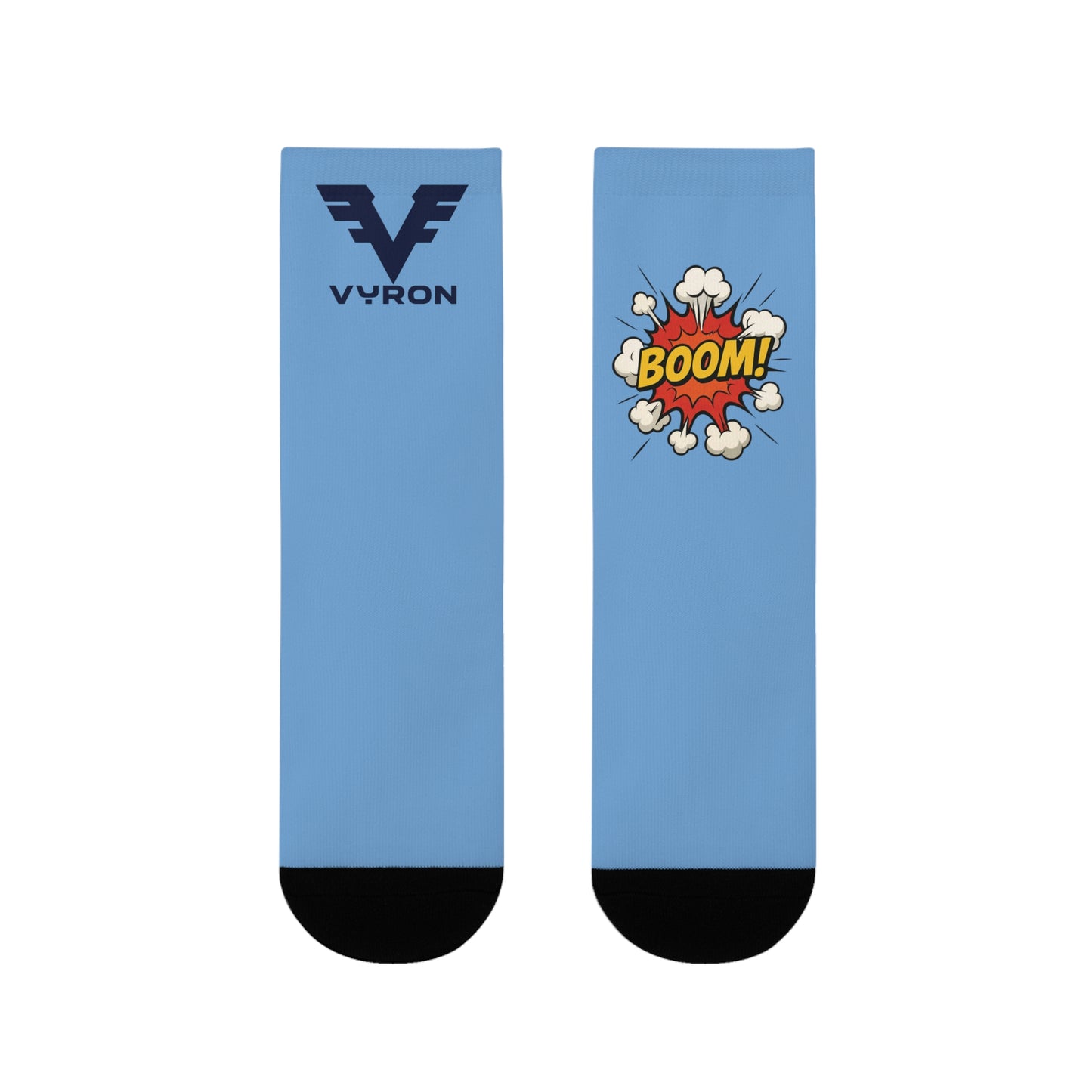 Comic Explosion Crew Socks - Fun Footwear for Casual Outfits, Unique Gift for Gamers, Birthday Gift, Stylish Accessories