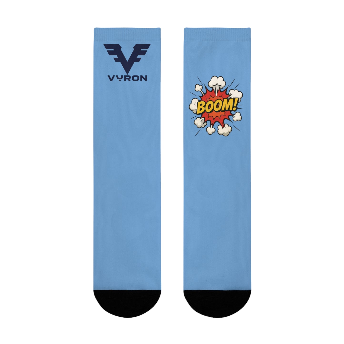 Comic Explosion Crew Socks - Fun Footwear for Casual Outfits, Unique Gift for Gamers, Birthday Gift, Stylish Accessories
